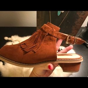 Topshop Backless Moccasin